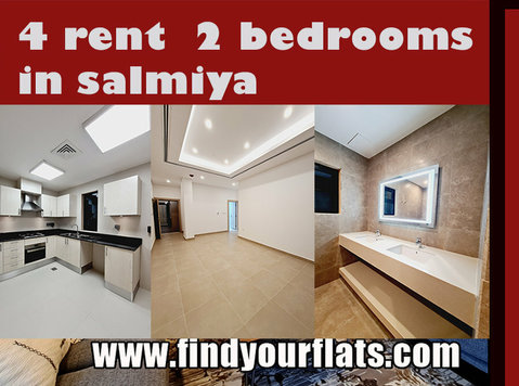 for rent in salmiya high quality  2 bedrooms semi furnished - Apartments