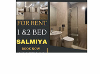 for rent in salmiya 1 & 2 bedrooms semi furnished with pool - Leiligheter