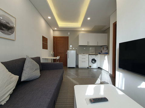 salmiya - nice 1 bedrooms furnished apartment w/facilities - 아파트