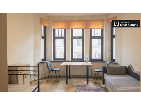 Spacious room in 4-bedroom apartment in Centrs, Riga - For Rent