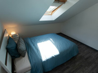 Furnished double bedroom (d) – modern duplex | Kirchberg - Kimppakämpät