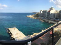 Sliema seafront penthouse - Luxury one bedroom with terrace