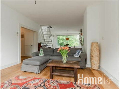 Bright and Airy Two Level Amsterdam Apartment - דירות