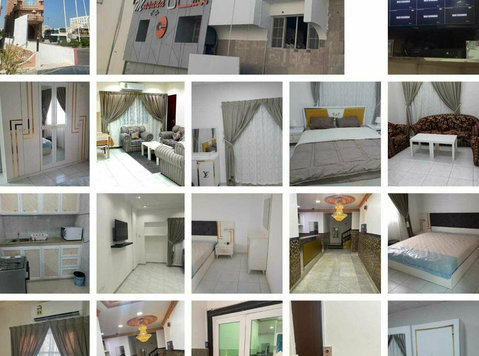 Al Khawir Center luxury 1 Bhk like hotel apartments building - Pisos