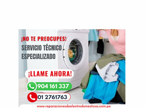 !¡siempre listos! Tecnicos de lavadoras Bosch 904161337 Lima - Lomavuokrauspalvelut