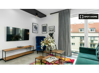Beautiful and modern 1-bedroom apartment for rent in Poznań - Apartamentos
