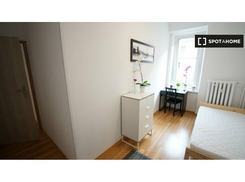 Zimmer zu vermieten in 5-Zimmer-Wohnung in Old Polesie, Łódź - Zu Vermieten