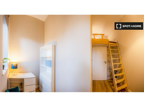 Chambre à louer dans un appartement de 10 chambres à Ołbin,… - À louer