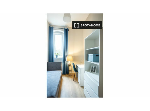Room for rent in 10-bedroom apartment in Ołbin, Wrocław - Te Huur