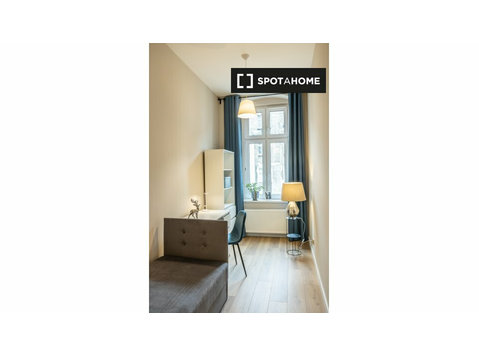 Room for rent in 10-bedroom apartment in Ołbin, Wrocław - De inchiriat