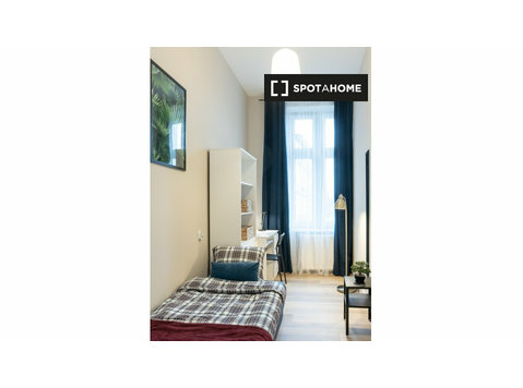 Room for rent in 12-bedroom apartment in Nadodrze, Wrocław - За издавање