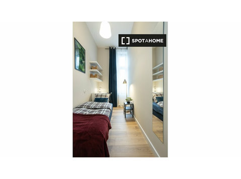 Room for rent in 12-bedroom apartment in Nadodrze, Wrocław - Til leje
