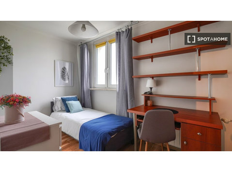 Mirów, Varşova'da 3 yatak odalı dairede kiralık oda - Kiralık