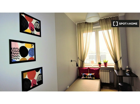 Zimmer zu vermieten in 6-Zimmer-Wohnung in Powiśle, Warschau - Zu Vermieten