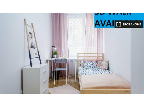Room for rent in 7-bedroom apartment in Śródmieście, Warsaw - Aluguel