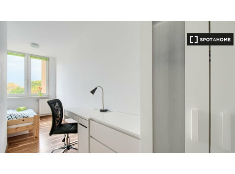Room for rent in a six-bedroom apartment in Warsaw - Til leje