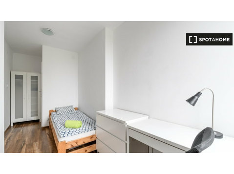Room for rent in a six-bedroom apartment in Warsaw - Til leje