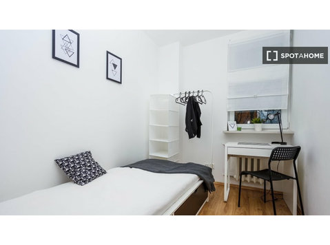 Zimmer zu vermieten in 4-Zimmer-Wohnung in Muranów, Warschau - Zu Vermieten