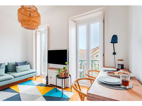 Flatio - all utilities included - Bright Downtown Lisbon… - Te Huur