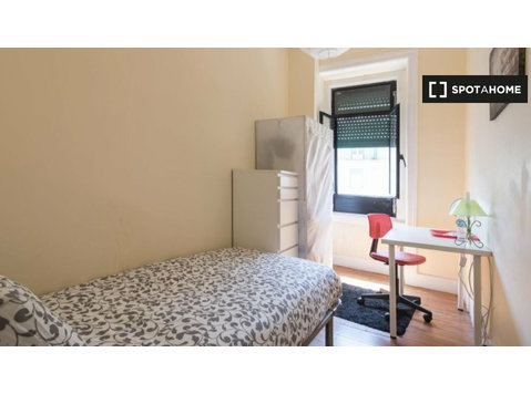 Stanza in affitto in appartamento con 5 camere da letto ad… - In Affitto