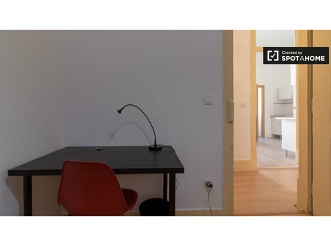 Room for rent in 8-bedroom apartment in Arroios, Lisbon - 空室あり
