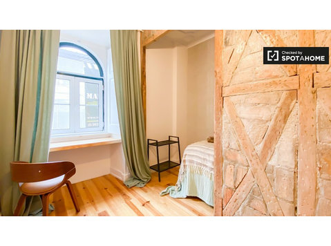 Zimmer zu vermieten in einem Coliving in Arroios, Lissabon - Zu Vermieten