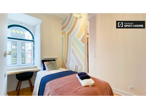 Zimmer zu vermieten in einem Coliving in Arroios, Lissabon - Zu Vermieten