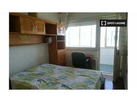 Pokoje do wynajęcia w 4-pokojowym mieszkaniu na Costa da… - Do wynajęcia