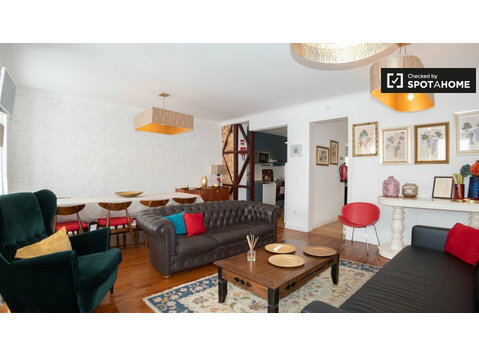 Lizbon Estrela'da kiralık şık 1 yatak odalı daire - Apartman Daireleri