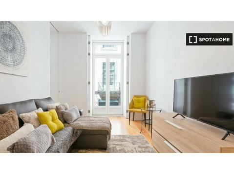 Elegancki apartament z 1 sypialnią do wynajęcia w Baixa w… - Mieszkanie
