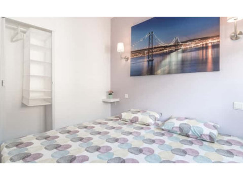Quarto com cama de casal em apartamento de 2 quartos - Flat… - Apartmani