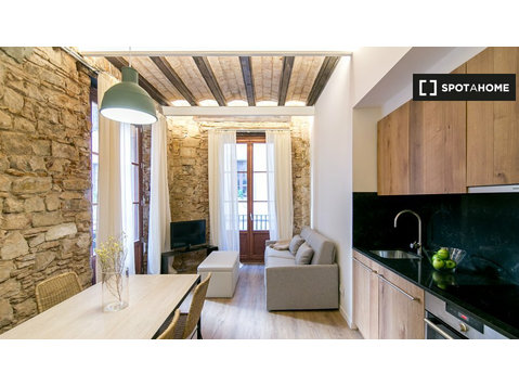 Schöne 1-Zimmer-Wohnung zur Miete in El Born, Barcelona - Wohnungen