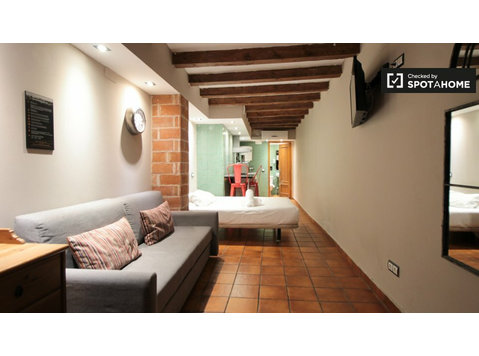 Cozy studio flat for rent in El Raval, Barcelona - شقق