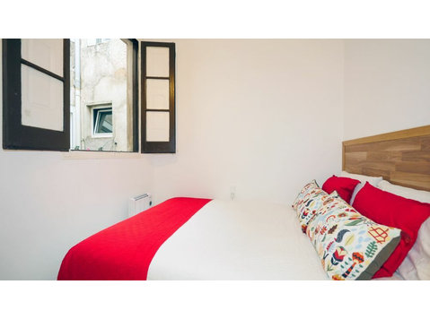 Habitación doble con cama doble en Ciutat Vella - Apartamente