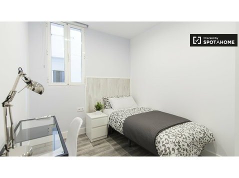 Furnished room in 5-bedroom apartment, Retiro, Madrid - Под наем