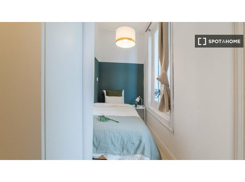 Centro, Madrid'de 7 yatak odalı dairede kiralık oda - Kiralık