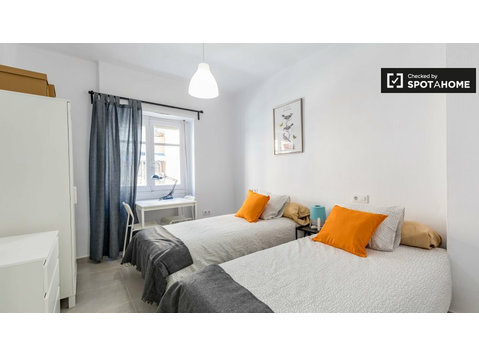 Jasny pokój w czteropokojowym apartamencie w dzielnicy… - Do wynajęcia