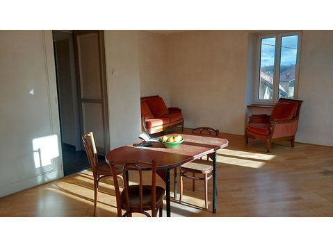 3½ ZI-WOHNUNG IN ROMAINMÔTIER (VD), MÖBLIERT, TEMPORÄR - Serviced apartments