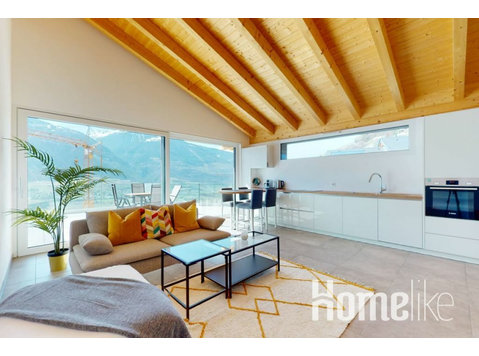Superb penthouse with view on the Rhone Valley - 公寓