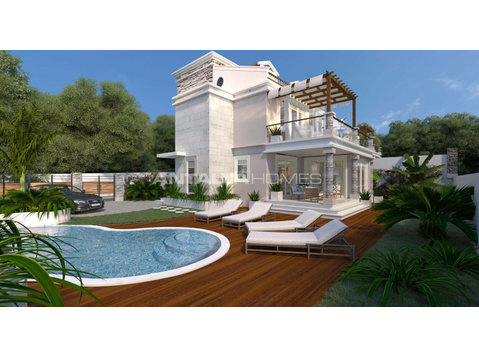 Detached 4+1 Houses with Private Pools in Fethiye Oludeniz - Ακίνητα