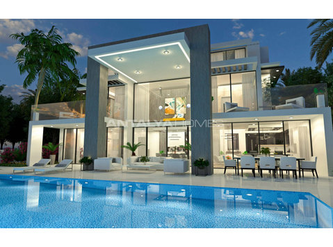 Detached 4+1 Villas with Private Pools in Oludeniz, Fethiye - Housing