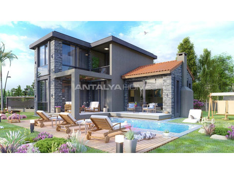 Detached Stone Houses with Sea Views in Bodrum Mugla - Tempat tinggal