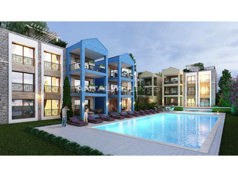 Elegant Flats Surrounded by Nature in Dörttepe Bodrum - اسکان