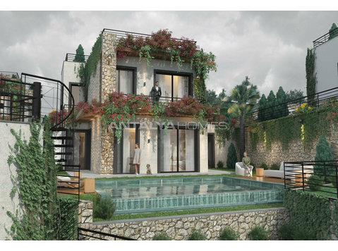 Flats in a New Project with Private Pools in Bodrum Mugla - Residência
