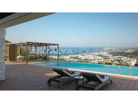 Houses with Magnificent Sea Views in Bodrum Turgutreis - Смештај