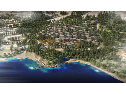 Spacious Sea View Real Estate in a Luxury Complex in Bodrum - ハウジング
