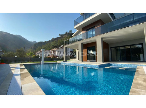 Spacious Villa with Sea and Nature View in Mugla Fethiye - Housing