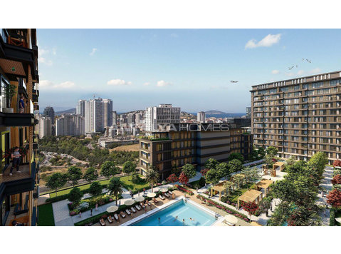 Luxury Apartments with Sea and City View in Istanbul Maltepe - Asuminen