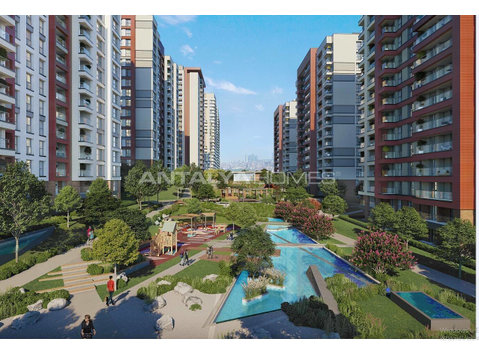 Nature View Apartments in a Complex in Istanbul Eyup - kudiyiruppu