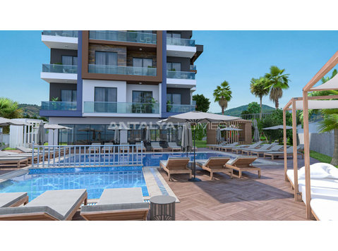 Apartments in a Complex in Alanya with Rich Social Amenities - Immobilien